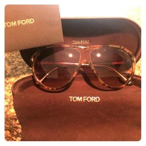 Tom Ford aviators with box & authentication tags